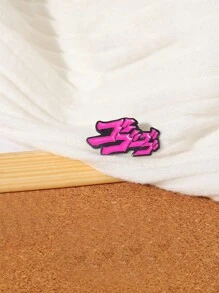 1pc Other Street Casual Zinc Alloy Brooch, All Season Fashion Accessory, Gift From Sibling, Fun Personalized Item, Enamel Pin Brooch Pin For Clothes Bag Charm School