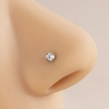 8 件 20G 不锈钢鼻钉 防过敏螺旋鼻钉 男女饰品 银方晶锆石仿水钻 1.5 毫米 2 毫米 2.5 毫米 3 毫米 - 鼻釘 - 查看 6