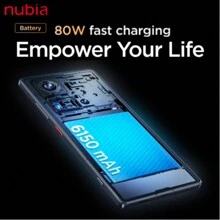 nubia Z70 Ultra 5G 手机，黑色，骁龙® 8E，6.85 英寸 AMOLED，144Hz 刷新率，1.5K 全屏显示，6150 MAh 电池，Neovision AI，三摄像头，IMX906 系列，IP68 和 IP69 防水防尘 - 黑色 - 查看 6