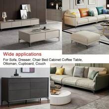 4pcs Modern Furniture Legs Metal Gold Black Iron Sofa Feet For Table Bed Chair Desk Dresser Cabinet Support Furniture Hardware