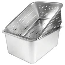 Washing Up Bowl Set, 2-In-1 Washing Up Bowl & Strainer Bowl, Stainless Steel Dish Tub With Colander, For Washing Rice And Draining, Vegetable And Fruit Food Preparation (Medium) - Medium - View 1