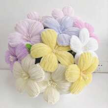 200/450根多色加粗雪尼尔绒条，散装彩色毛绒棒，9种颜色，适用于DIY工艺品和艺术项目，可作绒球，适用于情人节、母亲节和复活节装饰 - 彩色 - 查看 11