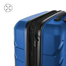 PUR By IFLY Hardside 28" Checked Luggage, Black - Army Green - View 7