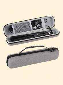 1 件返校季美发工具旅行收纳盒美发工具旅行收纳盒卷发收纳盒便携式直发器盒发饰收纳盒流行美发工具直发器旅行套装旅行配件 - 彩色 - 查看 6