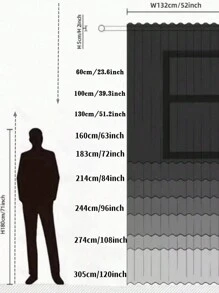 Tokoto 1 件简约线条刺绣遮光浅灰色窗帘，农舍复古米色流苏装饰隐私波西米亚风窗帘，适用于卧室、客厅、厨房、餐厅、酒店、假日、所有季节 - 淺灰色 - 查看 4