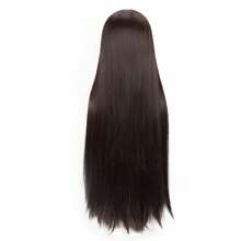 Karida Parrucca da cosplay lunga in fibra sintetica con frangia, parrucca da cosplay universale per capelli lisci a strati, resistente al calore, ad alta densità, aspetto naturale, 35 pollici/90 cm, parrucca sintetica extra lunga per donne, parrucche da cosplay artificiali per feste, Ognissanti, Natale, verde, arancione, rosa, blu, nero