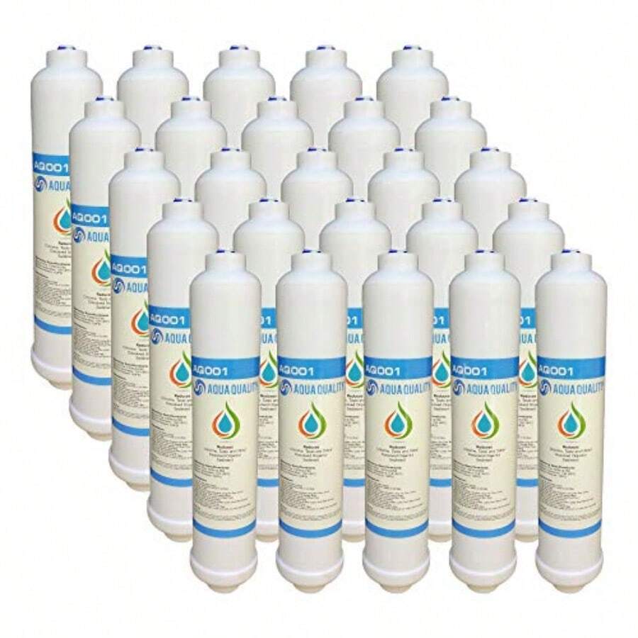 Inline Fridge Water Filters Compatible With   Hotpoint | Chlorine Taste And Odor Reduction | 25 Pack - as pic - View 1