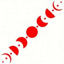 Mystical Witch & Moon Phase Vinyl Car Decal - Starry Rear Glass Banner, Self-Adhesive Exterior Accessory - 11.87*1.57in - View 3