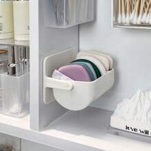 Wall-Mounted Beauty Artifact And Puff Display Rack, Bathroom Cosmetic Storage And Organization, Beauty Room Decoration, Valentine's Day Gift