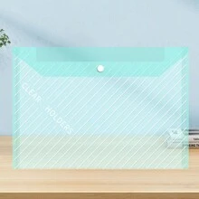10/20pcs A4 Size Transparent Colorful PP Plastic File Folders, Waterproof Large Capacity For Office Document Storage And Student Stationery Organization, Great For Back To School Season,Back To School,School Supplies