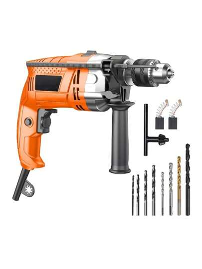 Taladro atornillador eléctrico de 13mm Superarco Superarco 810W + accesorio con caja de cartón 127V