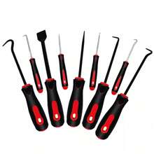 9PCS Profession Scraper Hook And Pick Tool Set O Ring Seal Removal Set&Mini Hook - Multicolor - View 4