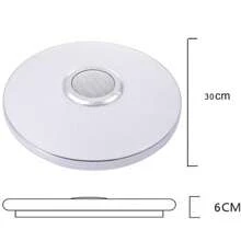 30cm RGB LED Ceiling Light With Bluetooth Speaker High Sound Quality Cool/Warm White Colour Changing Lamp With Remote Control And App Waterproof Lamp For Bedroom Bathroom - Multicolor - View 10