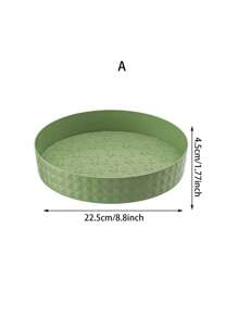 1pc Storage Tray Clear 360°Rotating Bathroom Storage Organizer Cosmetics And Perfume Organizer Skincare Storage Tray Round Desktop Storage Tray For Bathroom Kitchen