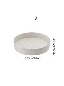 1pc Storage Tray Clear 360°Rotating Bathroom Storage Organizer Cosmetics And Perfume Organizer Skincare Storage Tray Round Desktop Storage Tray For Bathroom Kitchen