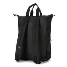 Puma 时尚运动背包男女通用，户外休闲舒适便捷背包学生书包 090574-01 - 黑色-白 - 查看 2