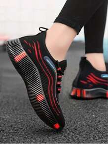 Tenis deportivos antideslizantes y transpirables para mujer,Zapatos Transpirables zapatos Deportivos Ligeros Para Mujere, Tenis Deportivos, Antideslizantes Y Transpirables Para Mujer - Rojo - Ver 3