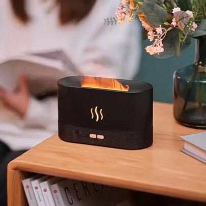1 peça de umidificador portátil de névoa fria com LED USB, difusor de óleos essenciais aromáticos, material escolar, volta às aulas, dormitório, difusor de fragrâncias