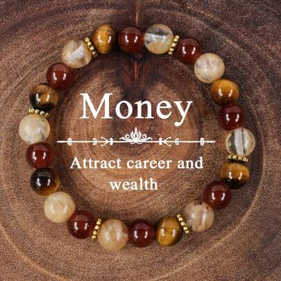 Stone Bracelets For Women Tiger Eye Stone Red Agate Citrine Bracelet For Women November Birthstone Jewelry Fengshui Music Festivals Term Begins Meditation Money Luky Bracelet Teacher Valentines Day Mimi Gifts Bracelet,Mom,Mother,Mother's Day,Gift