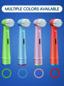 兼容 OralB 电动牙刷替换牙刷刷头，专业牙刷头替换装，适用于 OralB Pro、D、Genius 和 Smart 系列电动牙刷 1000 100 1500 500 7500 8000 3000 7000 300 6000 2000