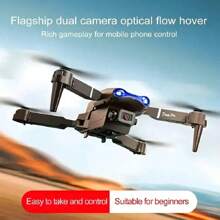 Drone With 2 Cameras 1080P HD Adults, Foldable Mini Drone, One Key Take Off/Land, Altitude Hold, Headless Mode, Gravity Control, Gestures Selfie, 360°Flip, Waypoint Fly, Gift For Christmas