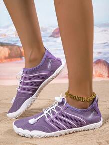 Zapatos de agua/playa para mujer, zapatos acuáticos/de senderismo para parejas, zapatos de agua transpirables y antideslizantes para pesca, playa, natación, de secado rápido