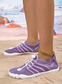 Zapatos de agua/playa para mujer, zapatos acuáticos/de senderismo para parejas, zapatos de agua transpirables y antideslizantes para pesca, playa, natación, de secado rápido