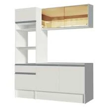 Cocina Integral Completa Modular Madesa Diamante Pop Con Encimera Color Blanco - Blanco - Ver 8