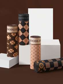 4 piezas de calzoncillos tipo bóxer elásticos, cómodos y con estampados de moda para jóvenes, de alta calidad y transpirables para hombres