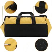 16 Inch Multifunctional Tool Bag - Heavy Duty, Waterproof, For Household, Office & Workshop,Boho Vibes - Variant1 - View 3