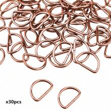 30/60/100 Pcs D-Ring Metal Buckles Sewing Accessories Suitable For Wallet/Bag/Handicraft/Collar DIY - One Size - View 17