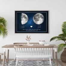 1 szt., rodzinne wydruki faz księżyca, spersonalizuj nasze rodzinne wydruki księżyca, spersonalizowane prezenty na parapetówkę dla rodziny, spersonalizowane prezenty dla par z nadrukowanymi fazami księżyca według daty, spersonalizowane fazy księżyca, spersonalizowane nadruki urodzinowe, spersonalizowane fazy księżyca, sztuka faz księżyca, prezenty rodzinne, najlepsze prezenty, prezenty dla par, prezenty rocznicowe, prezenty na rocznicę ślubu, spersonalizowana data ślubu, spersonalizowane prezenty z imionami, prezenty dla niego, bez ramek