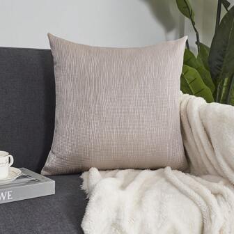 1 件欧式奢华提花无芯装饰抱枕套（适用于客厅、卧室、汽车、酒店、短视频道具、万圣节、圣诞节等节日，营造低调奢华氛围）