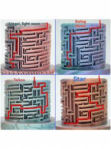 1pc Easter & Christmas Maze Egg Decoration Gift Box, Surprise Decorations For Candy, Jewelry, Small Items - Fun Celebration Gift, Revival, Surprise Decorations