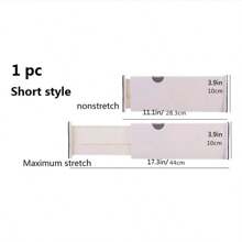 T Drawer Divider Adjustable Home Organization Dividers White Plastic Partition Holder Creative Retractable Drawer Dividers