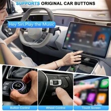 Mini Android Auto Wireless Adapter&Wireless CarPlay Adapter Convert Factory Wired To Wireless CarPlay Dongle, USB CarPlay Wireless Stick Wireless Android Auto Adapter For IOS 12+/Android 11+ No Delay
