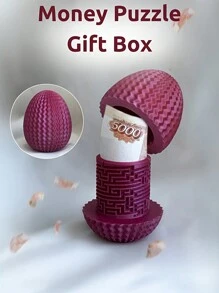 1pc Easter & Christmas Maze Egg Decoration Gift Box, Surprise Decorations For Candy, Jewelry, Small Items - Fun Celebration Gift, Revival, Surprise Decorations