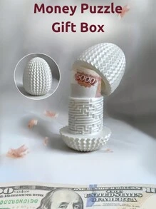 1pc Easter & Christmas Maze Egg Decoration Gift Box, Surprise Decorations For Candy, Jewelry, Small Items - Fun Celebration Gift, Revival, Surprise Decorations