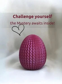 1pc Easter & Christmas Maze Egg Decoration Gift Box, Surprise Decorations For Candy, Jewelry, Small Items - Fun Celebration Gift, Revival, Surprise Decorations