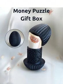 1pc Easter & Christmas Maze Egg Decoration Gift Box, Surprise Decorations For Candy, Jewelry, Small Items - Fun Celebration Gift, Revival, Surprise Decorations