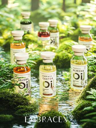 EMBRACEX. 110ml 护肤 护发 荷荷巴油 椰子油 橄榄油 玫瑰果油 基础油 精油 香薰油 基础油 按摩油 天然成分 精选天然植物原料 滋润护理肌肤 改善粗糙 柔软肌肤 易于吸收 亮泽秀发 朋友礼物