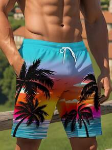 Pantaloni scurți casual de vară pentru bărbați, lejeri, potriviți pentru sporturi în aer liber, confortabili și diversi, modele la modă, versatili și sport, hawaieni
