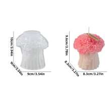 1 pieza Molde de silicona de ramo de rosas 3D para velas DIY, jabones y aromaterapia - Molde de resina epoxi para decoración del hogar, manualidades de arcilla y yeso