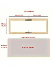 SURELIFE 1Set DIY Canvas Wood Frames Kit 30x40 40x60cm Pine Wooden Picture Frames DIY For Oil Canvas Wall Art Painting Diamond Painting Frame Wooden Bar Thickened Silk Frame Painting Exercise Home Decor - Nhiều màu - Xem 23