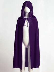 1pc Party Small Red Riding Hood Cloak, Red Fairy Princess Robe Costume, Suitable For Various Festive Occasions & Role Play3. Prom Halloween - Red - View 9