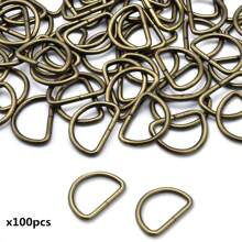 30/60/100 Pcs D-Ring Metal Buckles Sewing Accessories Suitable For Wallet/Bag/Handicraft/Collar DIY - One Size - View 16