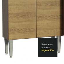 Cocina Integral Modular Madesa Emilly Top 229cm Color Marrón