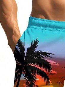 Pantaloni scurți casual de vară pentru bărbați, lejeri, potriviți pentru sporturi în aer liber, confortabili și diversi, modele la modă, versatili și sport, hawaieni