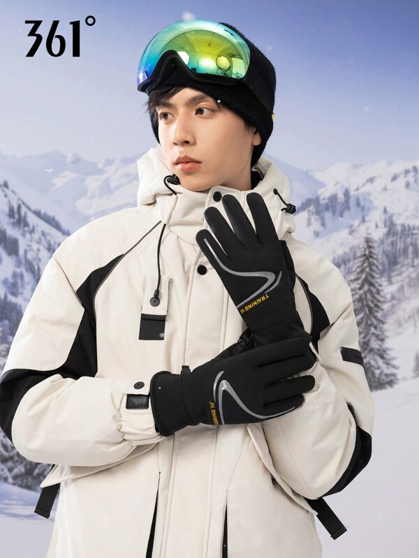 361degree Guanti unisex per ciclismo e sport all'aperto, rinforzati e isolanti per l'autunno/inverno, con dita sensibili al touch, palmo antiscivolo, design con fibbia anti-perdita, leggeri e aderenti, adatti come regalo per fidanzati, amici e famiglia - per compleanno, vacanze, Natale, Capodanno, ciclismo, attività all'aperto, uso quotidiano, disponibili in più colori