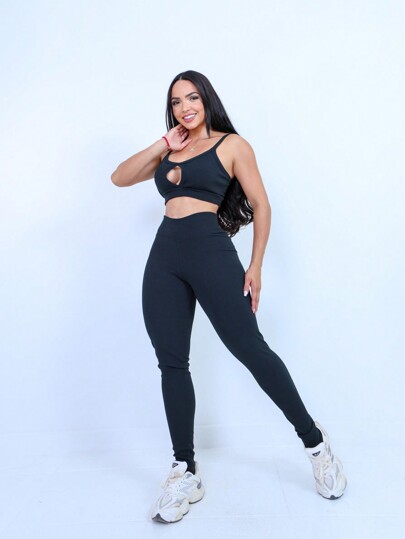 Conjunto Academia Feminino Fitness Treino Legging Premium